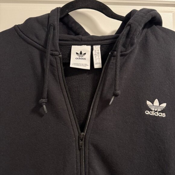 Adidas Men’s Hoodie — Black with Back Logo | Size XXL - Good Condition - Picture 3 of 5